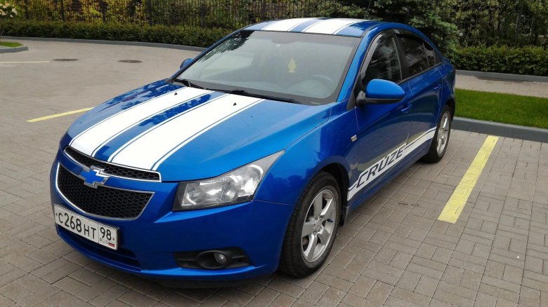 Chevrolet Cruze синий металлик