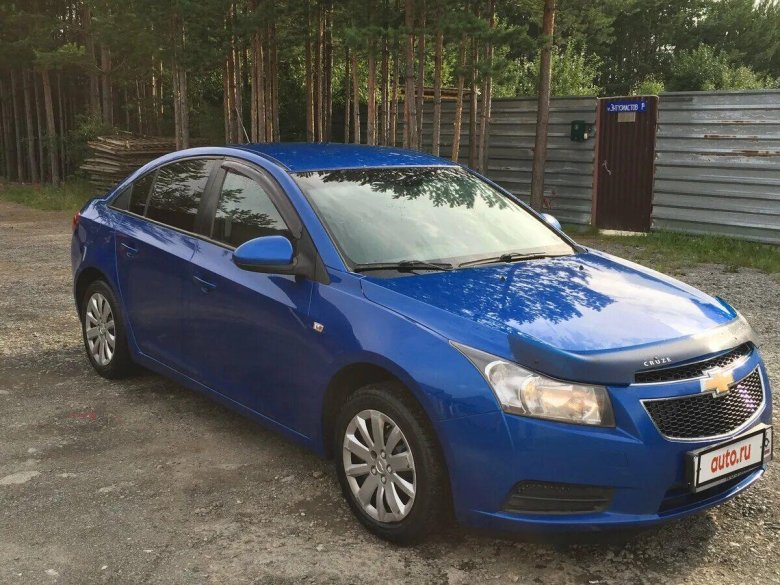 Шевроле Круз седан синий