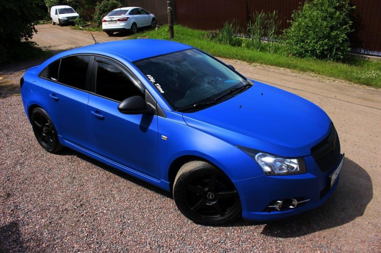 Шевроле Круз синий Раптор