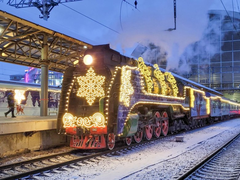 Поезд деда мороза в москве