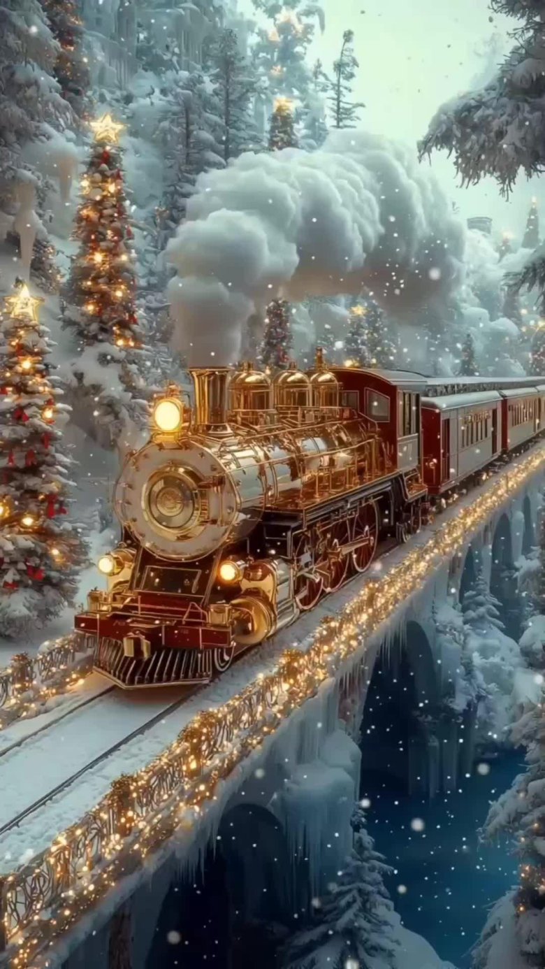 Новогодние поезда
