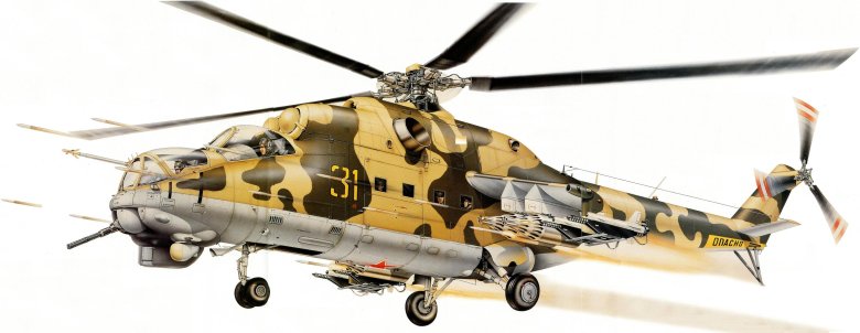 Вертолет ми-8 и ми-24