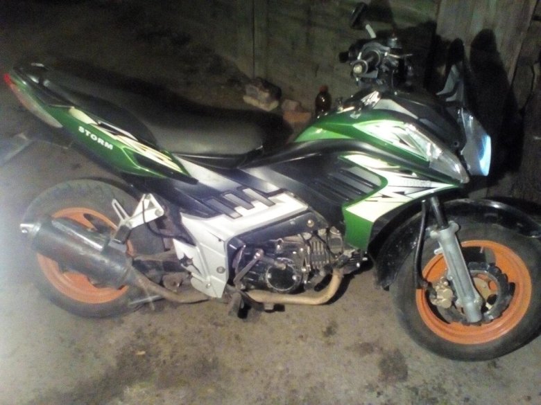 Мопед шторм индиго