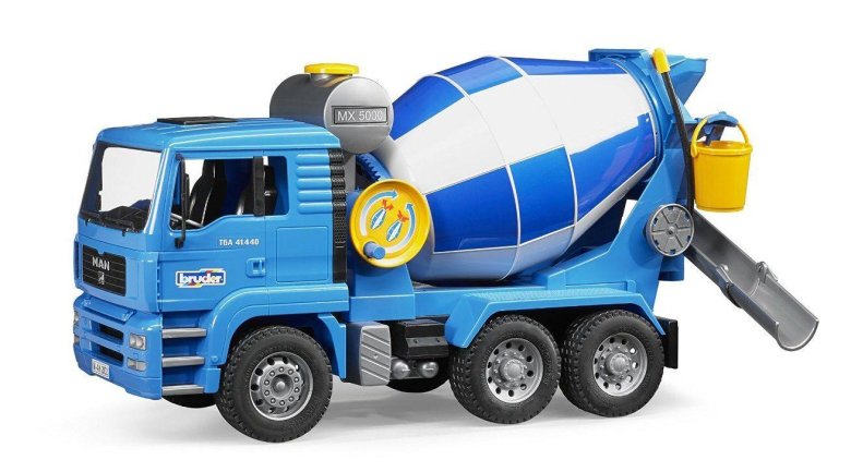 Бетономешалка Bruder man (02-744) 1:16 46.5 см