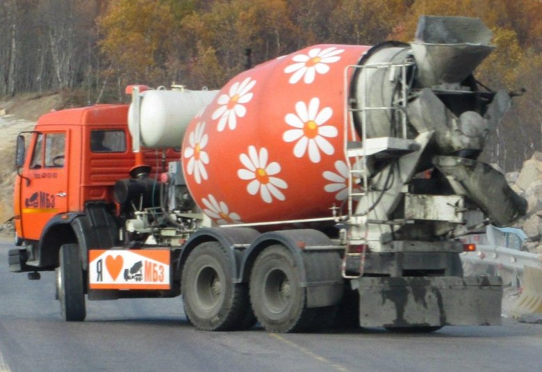 КАМАЗ миксер 53335