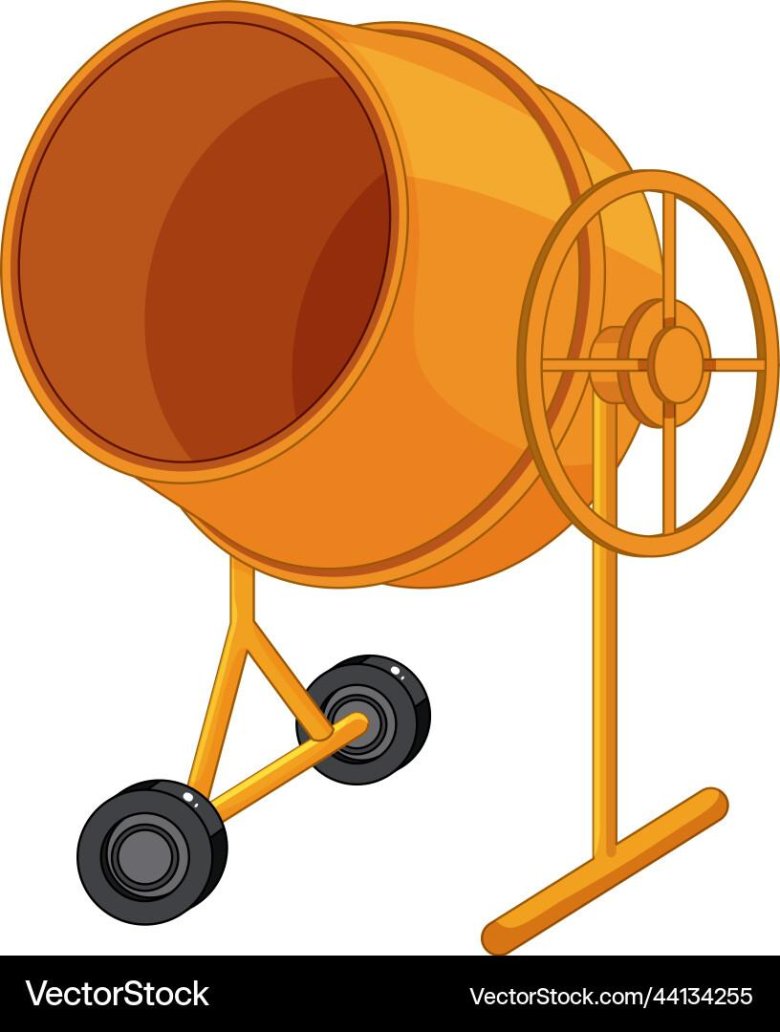 Бетономешалка вектор