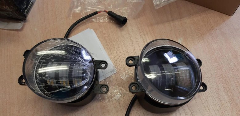 Led туманки рав 4 40