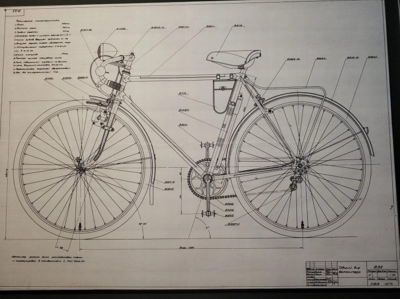 Габариты рамы ХВЗ турист