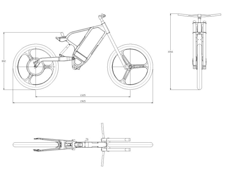 Чертеж рамы питбайка Джампер 125