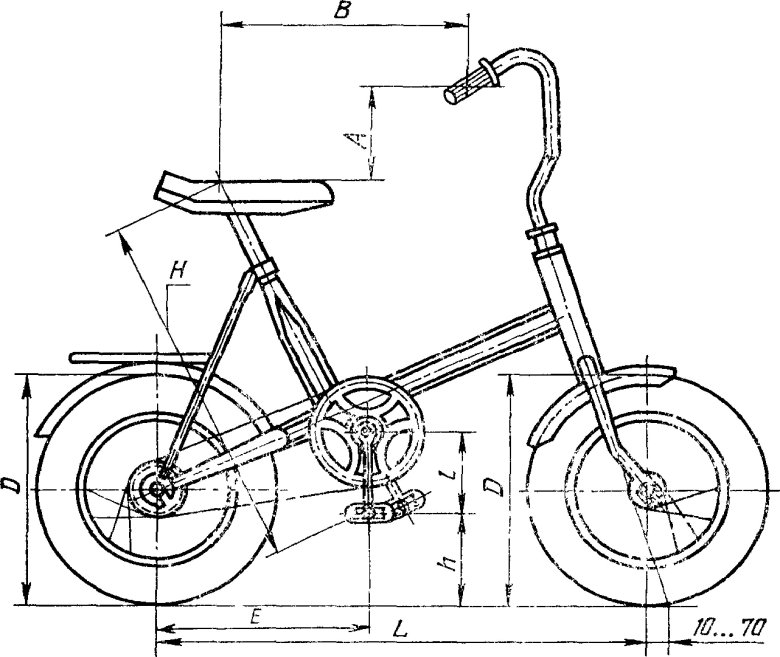 Веломобиль Berg чертеж