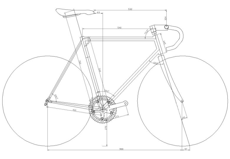 Автокад велосипед