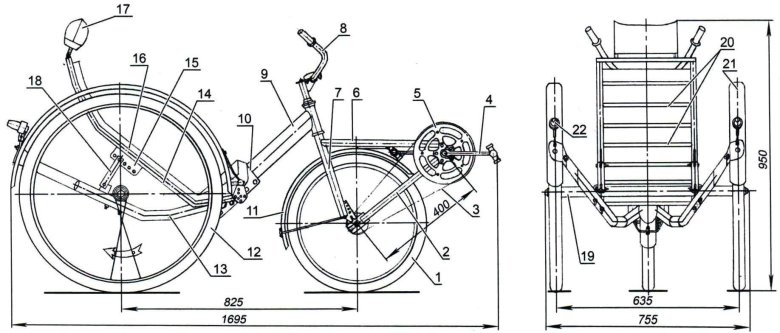 Веломобиль PODRIDE чертежи