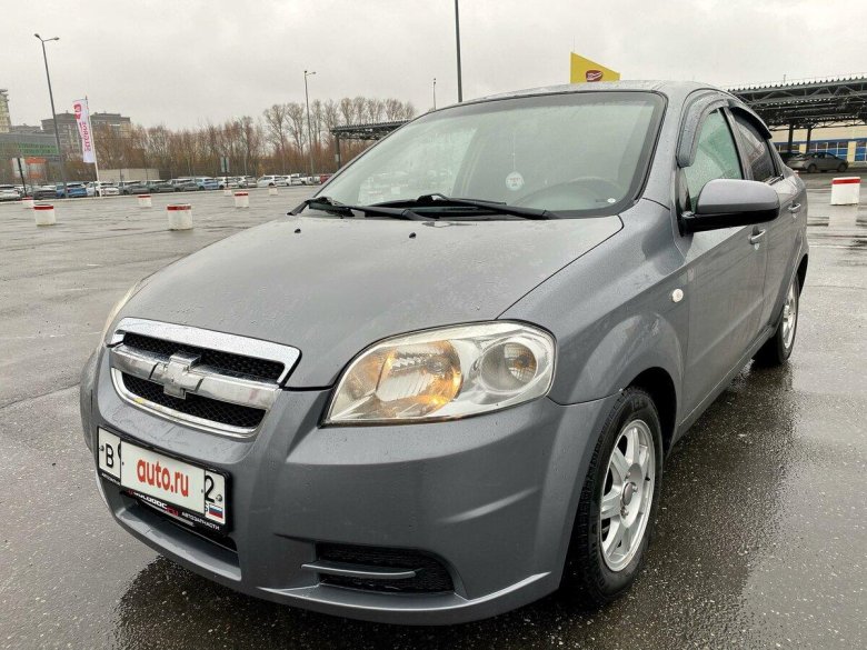 Шевроле авео серая 2008