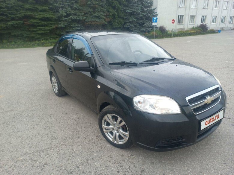 Aveo t250 черный седан