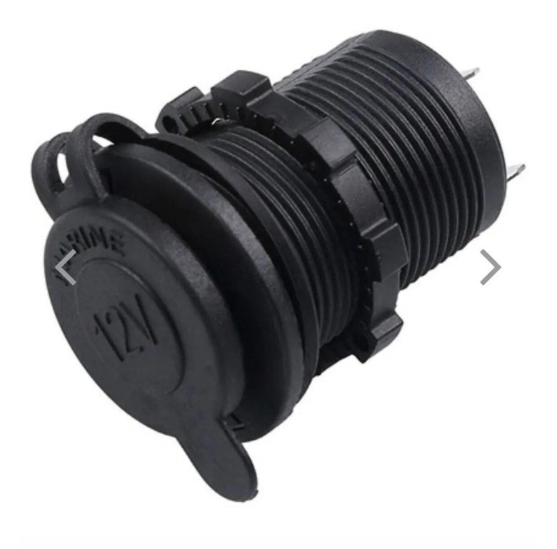 Авто розетка 12в гнездо адаптер