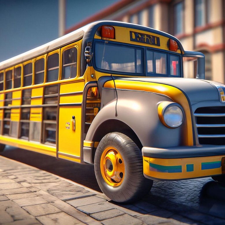 Городской школьный автобус