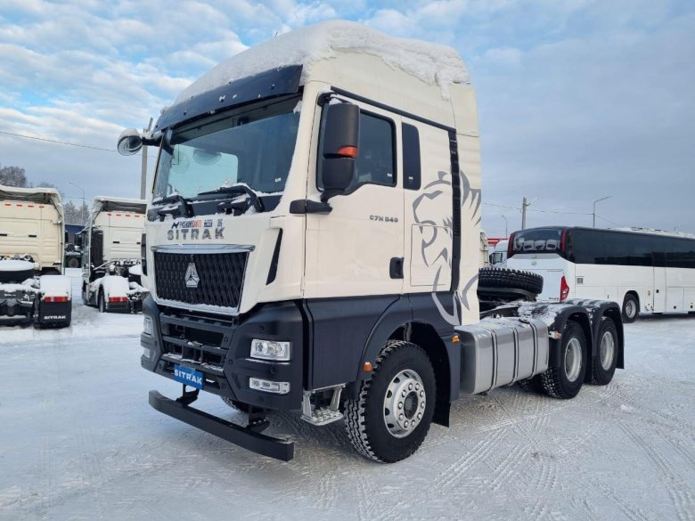 Sitrak c7h 6x4 седельный тягач