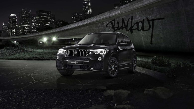 BMW x3 Blackout