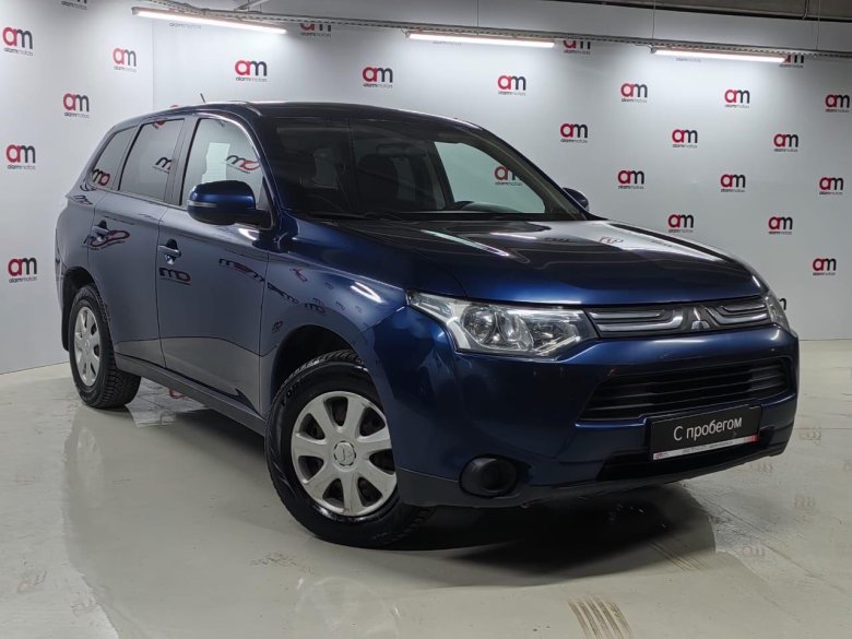 Мицубиси аутлендер синий