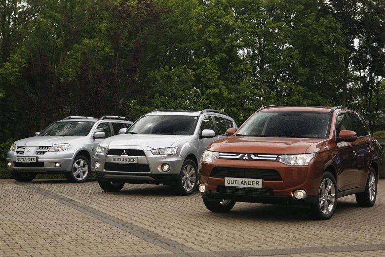 Митсубиси Аутлендер поколения