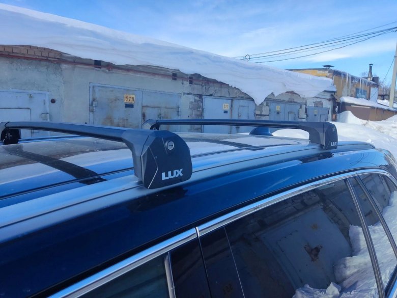 Багажник lux scout на интегрированные рейлинги