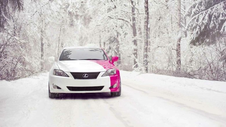 Lexus is250 зима