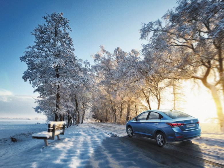 Машина зима