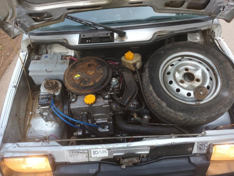 Ваз 1111 ока подкапотка