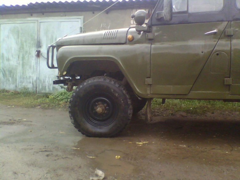 Лифт кузова УАЗ 469 на 5 см