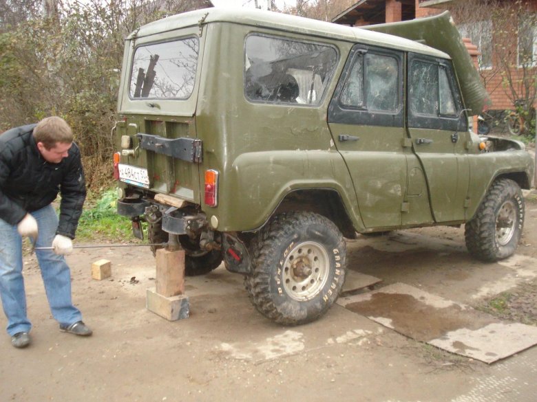 Лифт кузова УАЗ 469 на 5 см