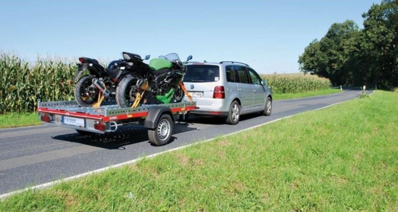 Прицеп для перевозки мотоцикла