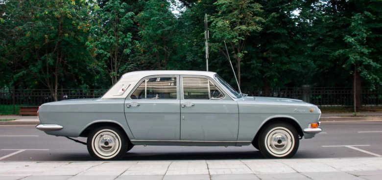 Серая Волга ГАЗ 24
