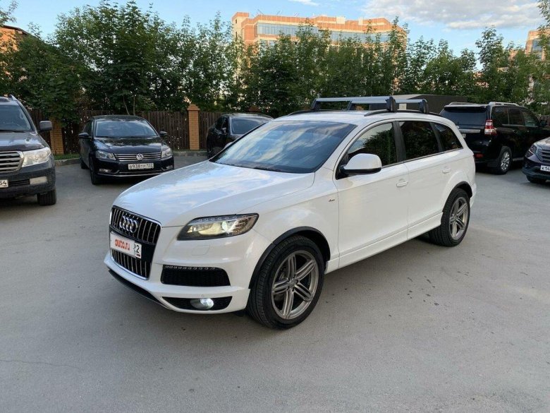 Audi q7 2019 белая
