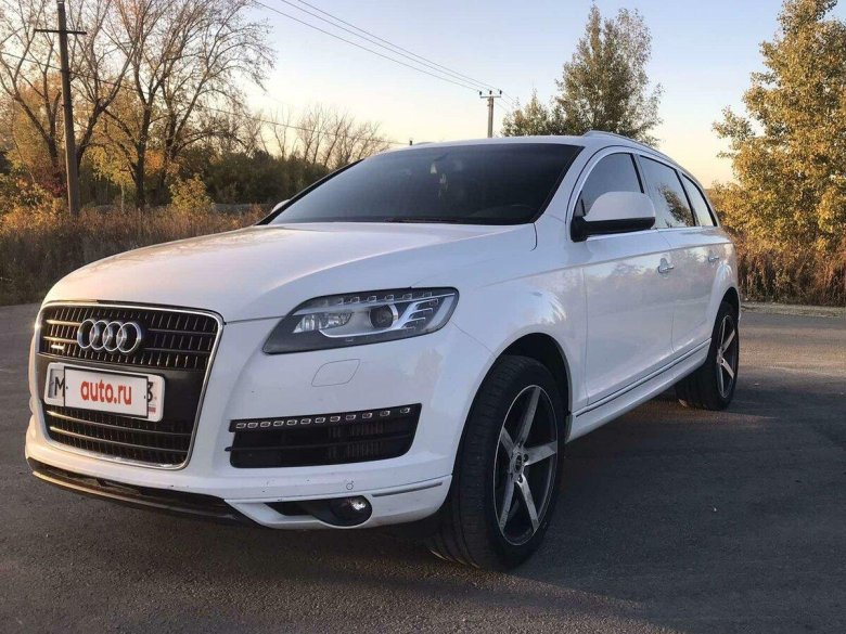 Audi q7 2013 белые