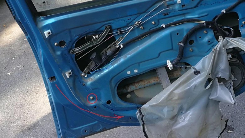 Тяга центрального замка Хендай Гетц