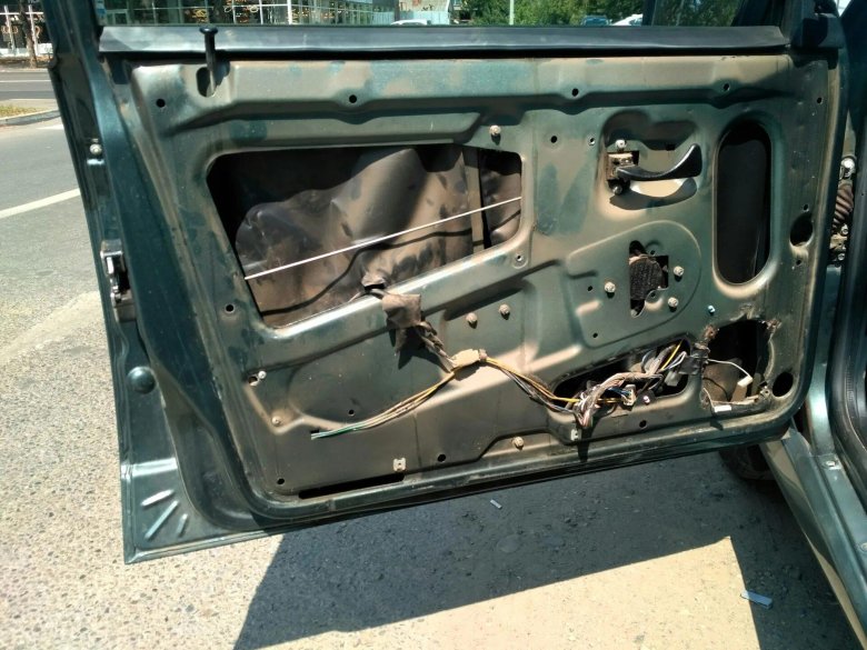 Механизм открывания двери ВАЗ 2114