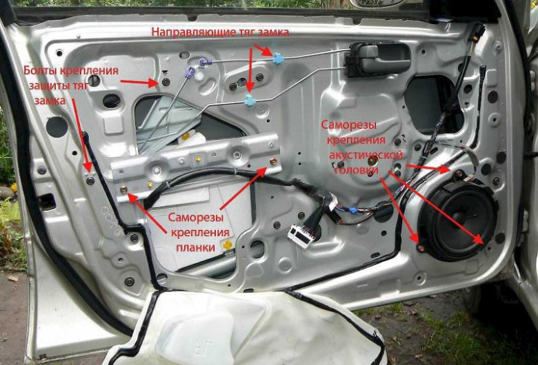 Замок водительской двери Солярис