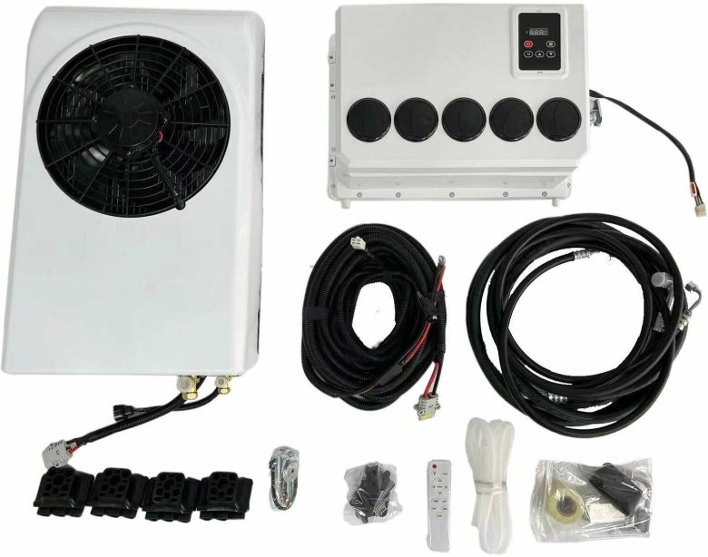 Кондиционер автомобильный автономный стояночный сплит система, 24в