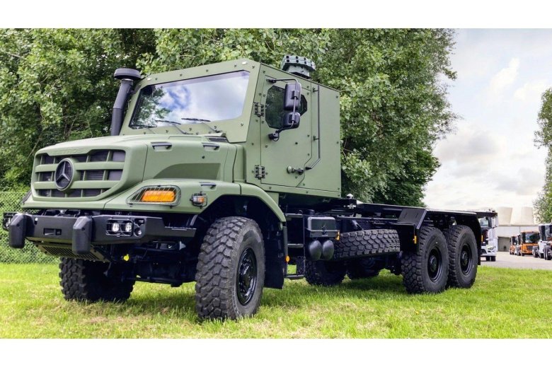 Mercedes-benz zetros военный грузовик