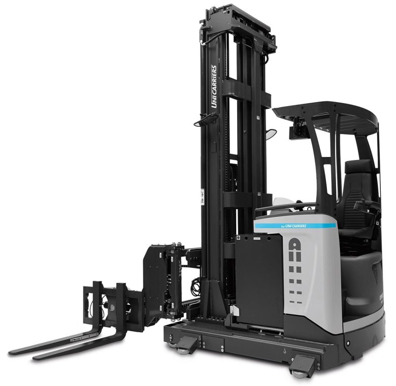 Узкопроходный высотный штабелер