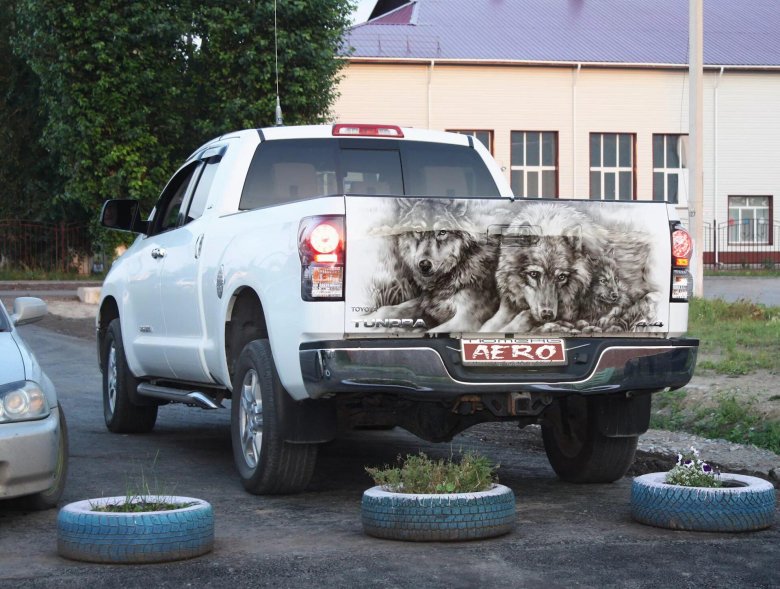 Задний борт Тойота тундра