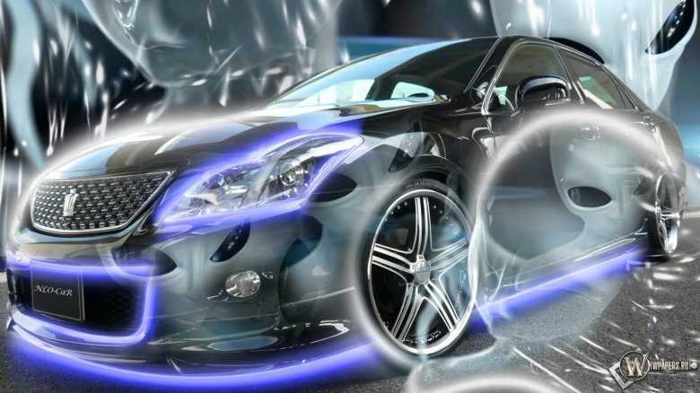 Неоновая машина