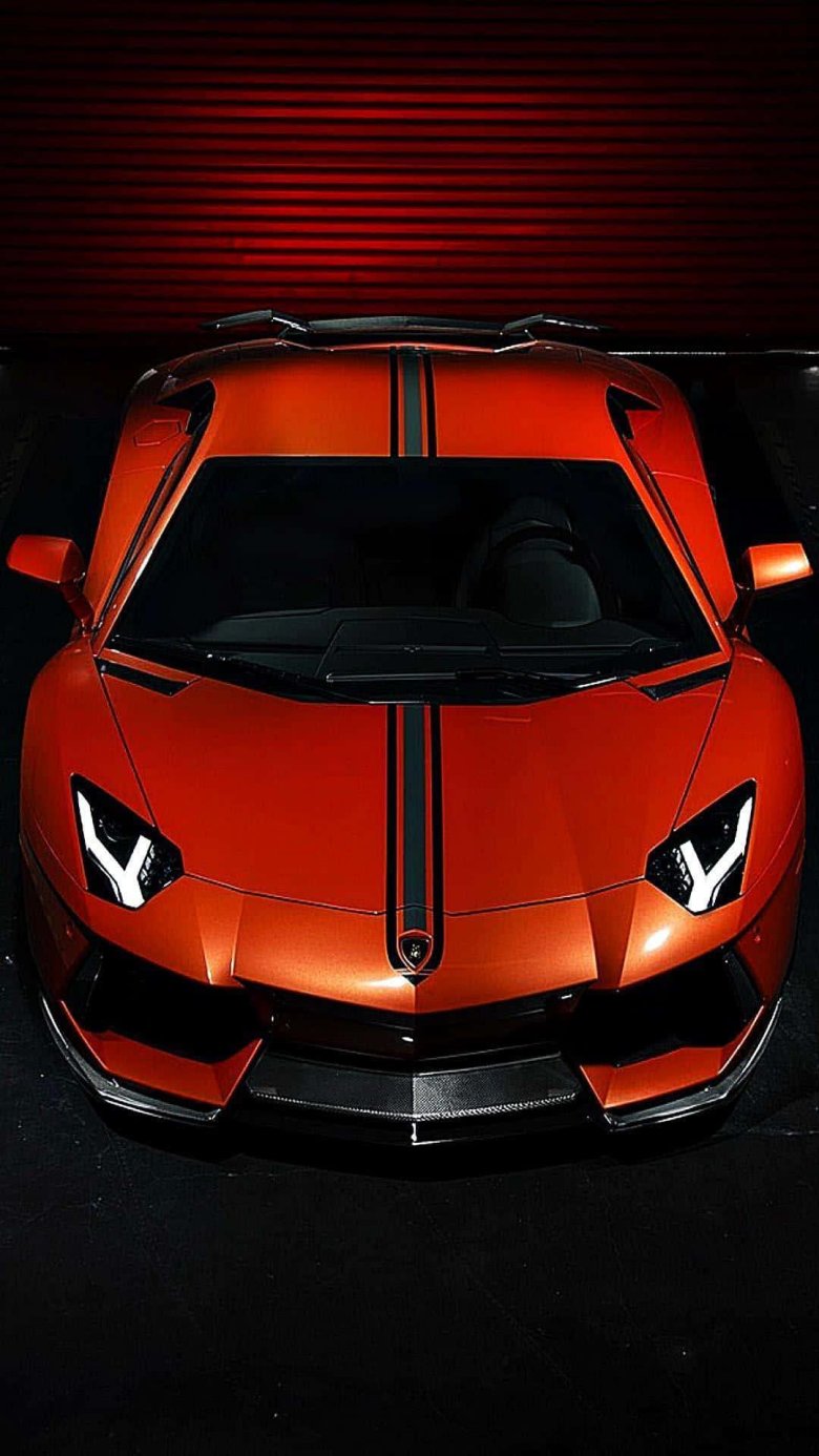 Lamborghini aventador lp700-4 оранжевый
