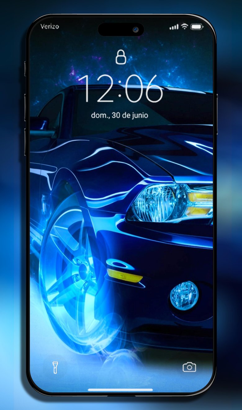 Мустанг Шелби неон