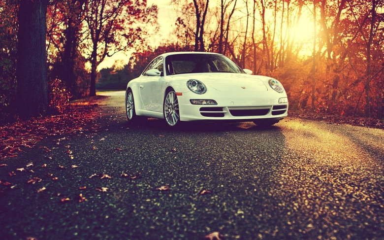 Porsche 911 white