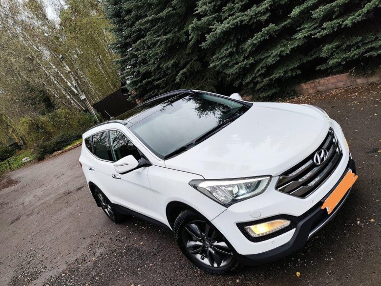 Хендай санта фе 2013 белый