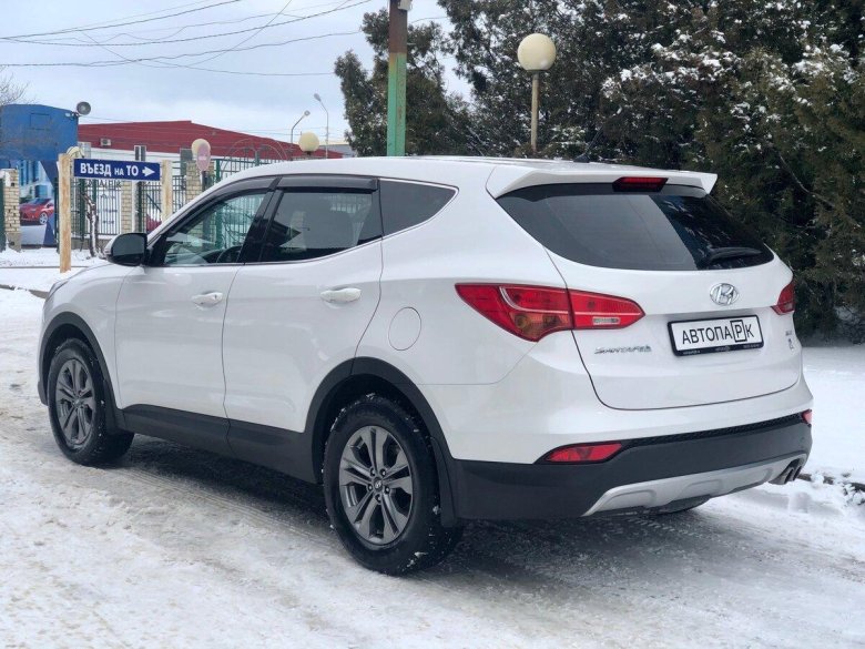 Хендай Санта Фе белый