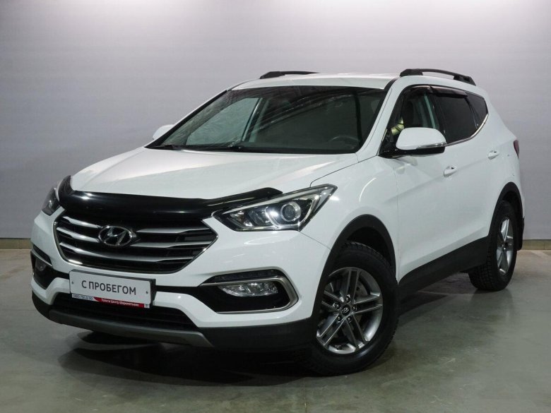 Хендай Санта Фе белая 2015