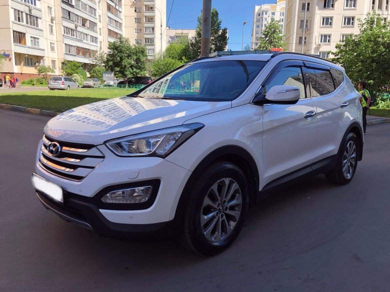 Хендай Санта Фе 2013 белый