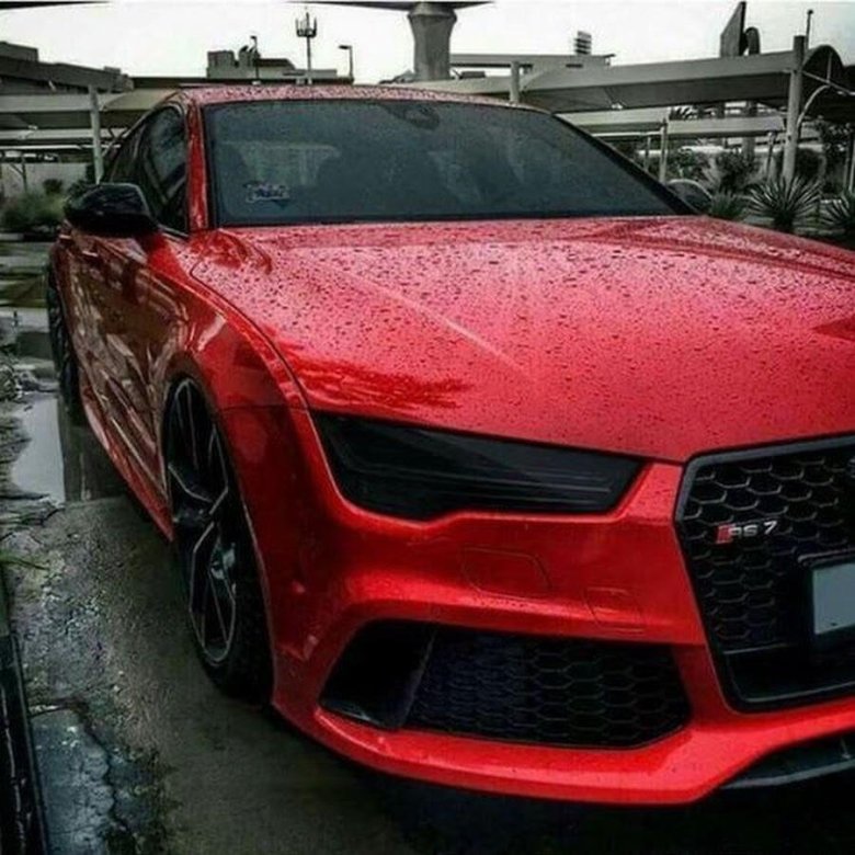 Ауди рс7 красная
